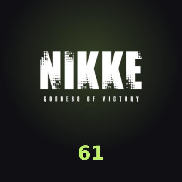 Пополнение Goddess of Victory: NIKKE: 60 + 1 Гемы по ID