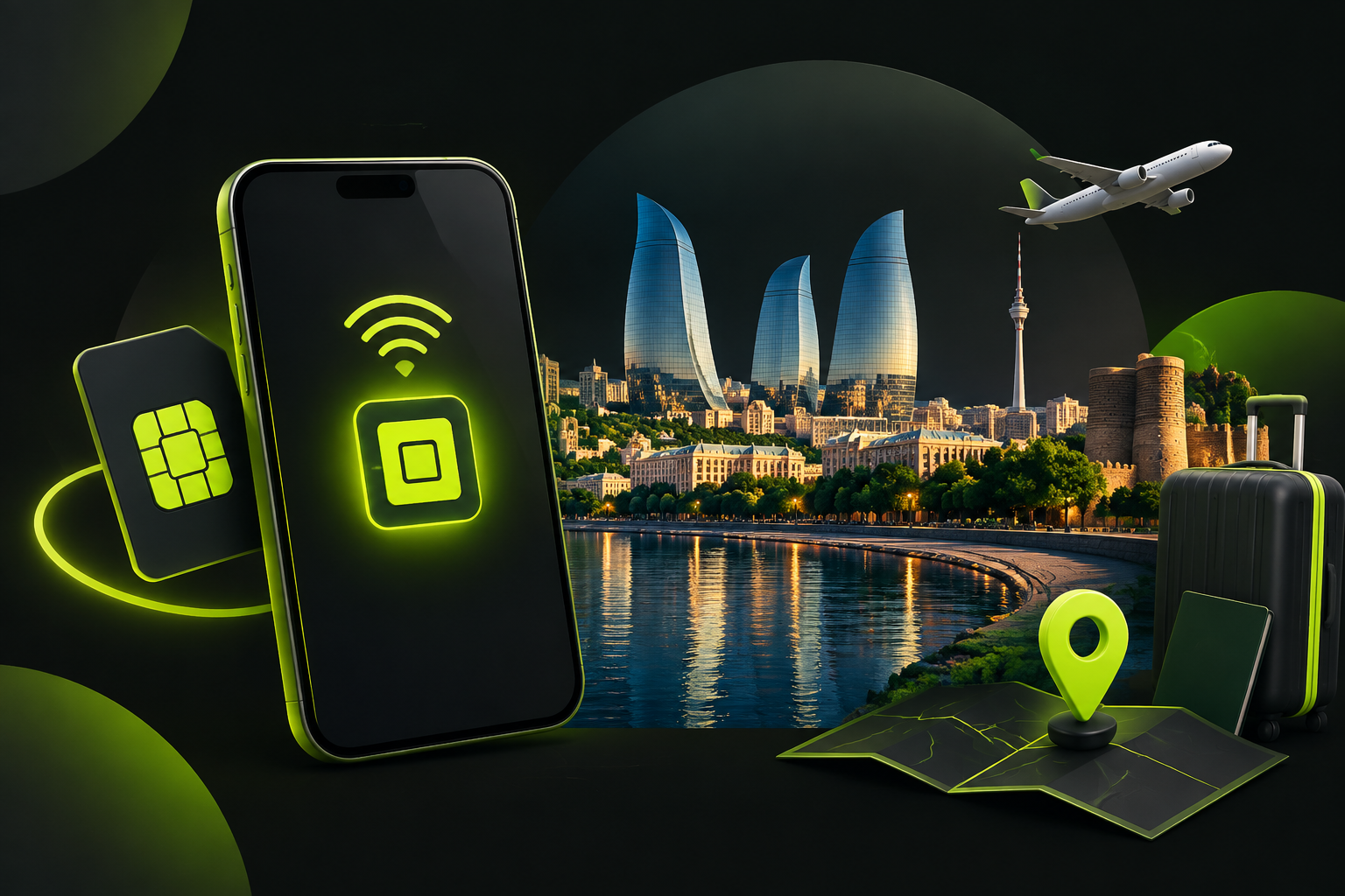 eSIM Азербайджан: как подключить интернет в Баку без местной сим-карты