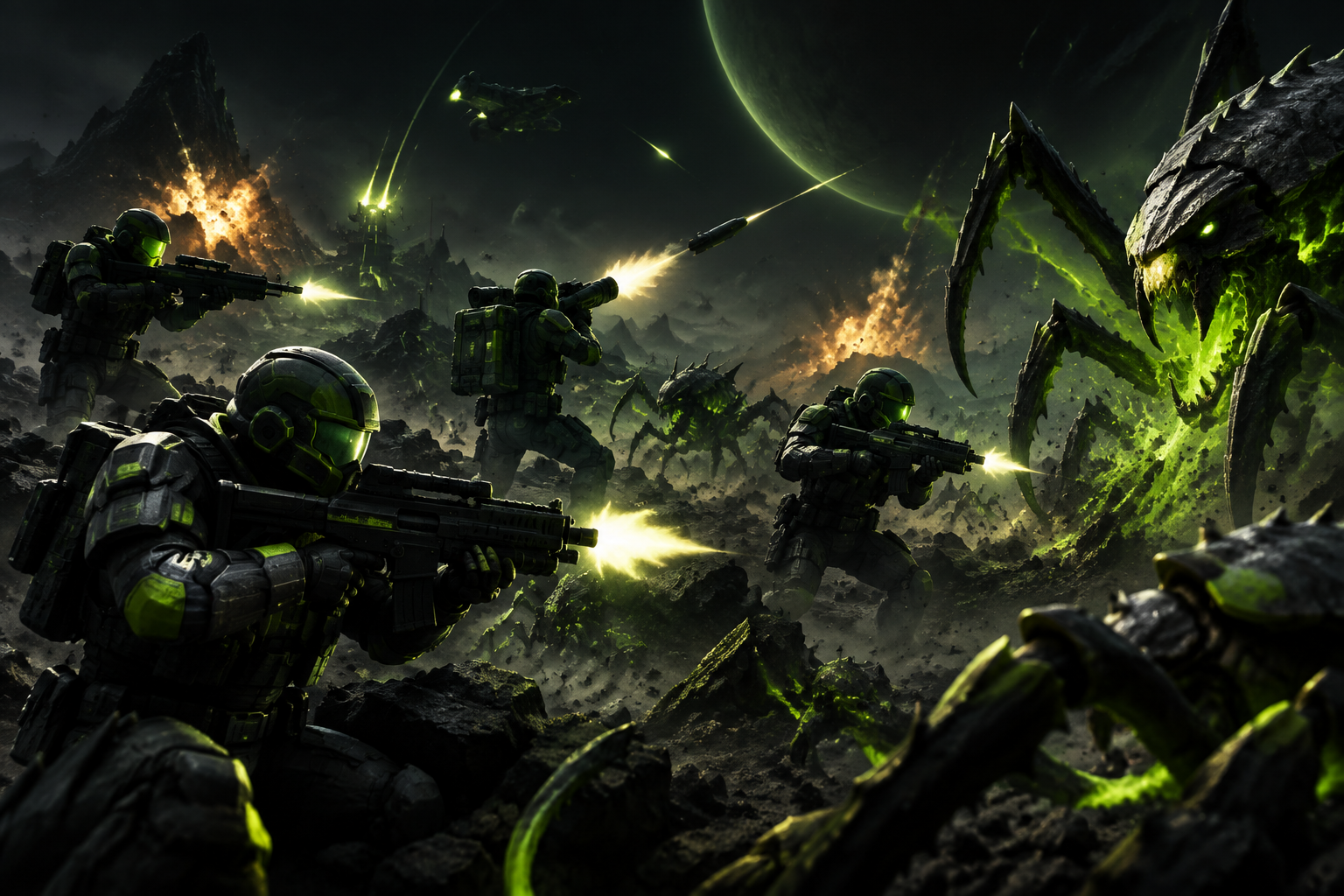 Командный бой в HELLDIVERS 2