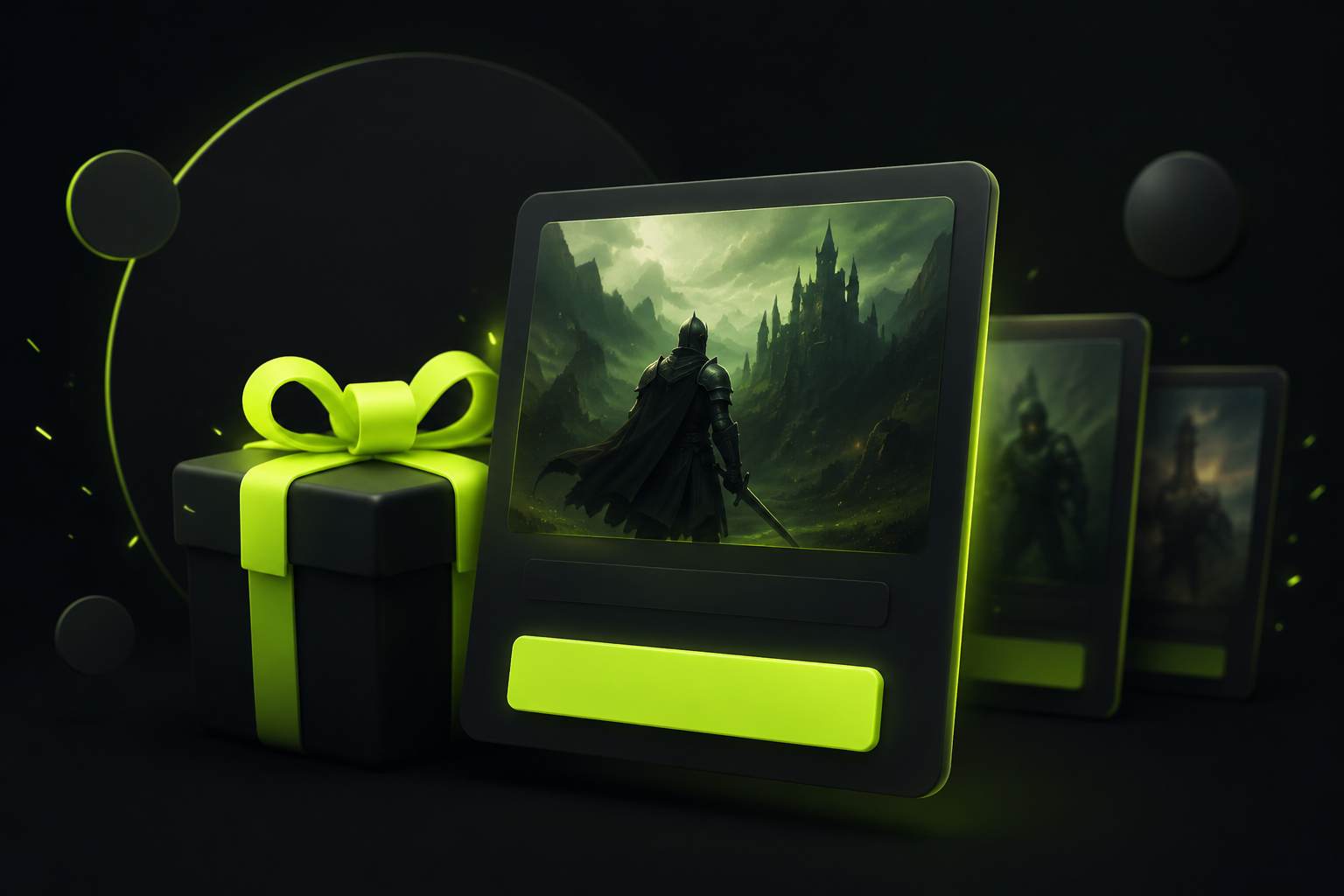 Раздел «Новые подарки» в инвентаре Steam: кнопка Accept Gift под названием игры