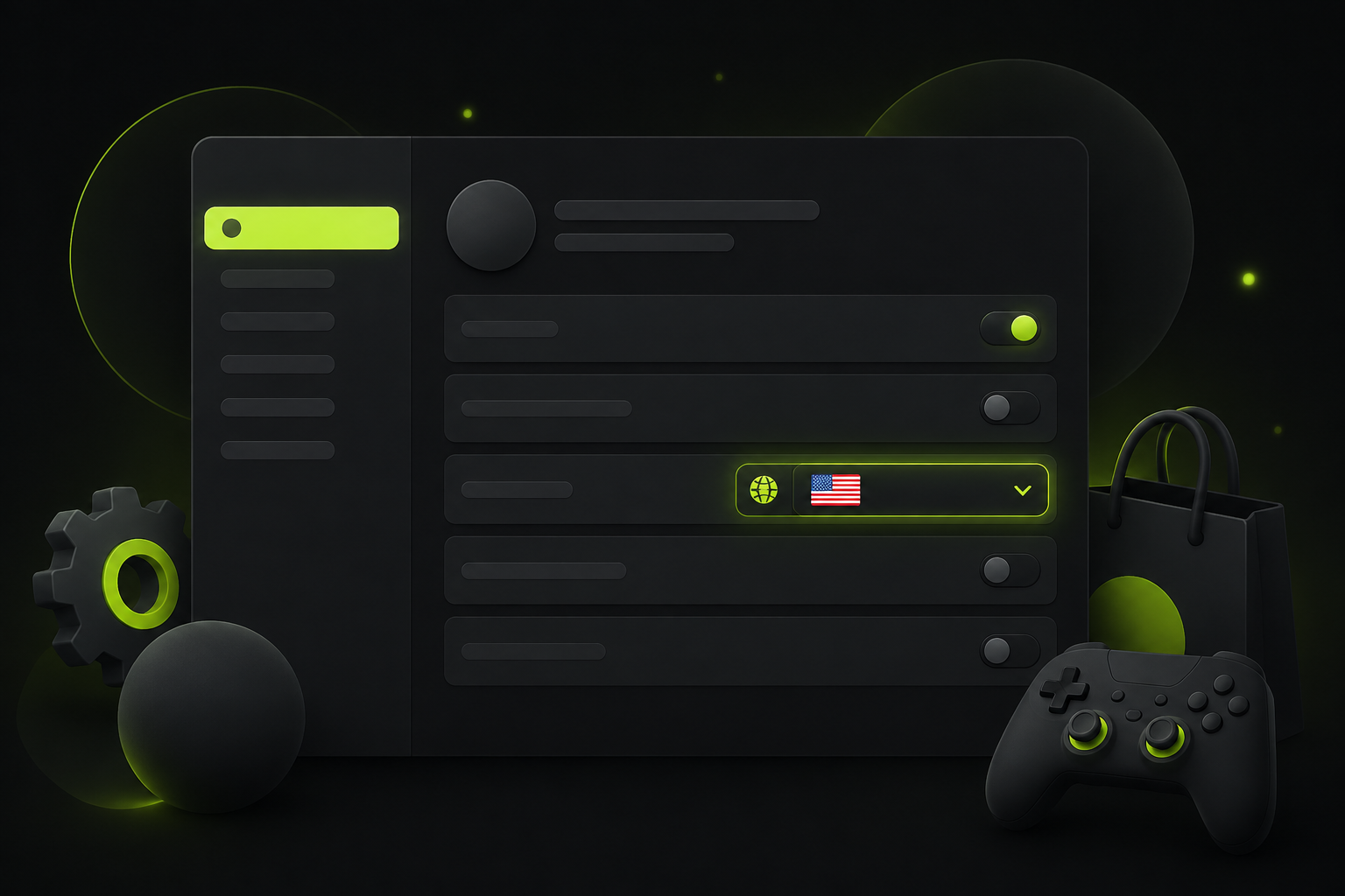 Страница настроек аккаунта Steam с указанием текущей страны в строке Region