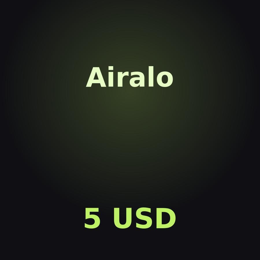 Ваучер Airalo на 5 USD