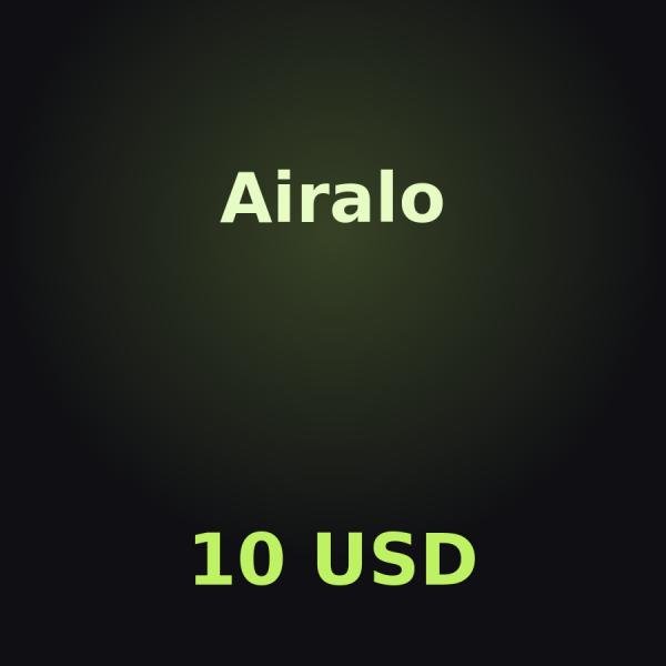 Ваучер Airalo на 10 USD