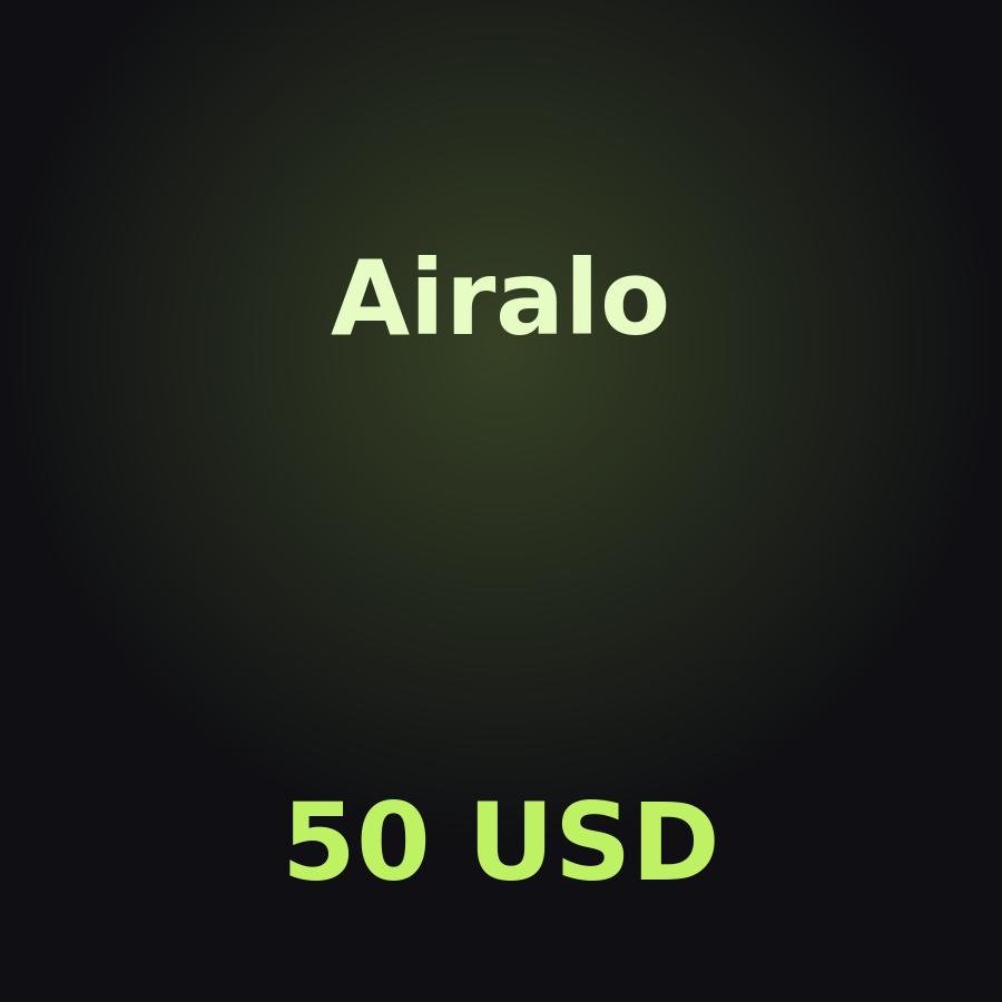 Ваучер Airalo на 50 USD