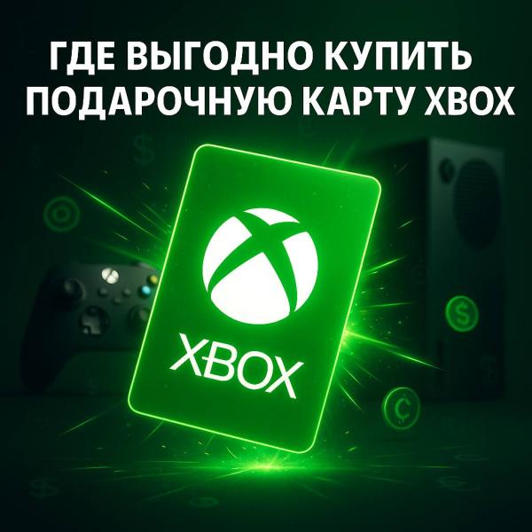 Где выгодно купить подарочную карту Xbox - без комиссии и ожидания