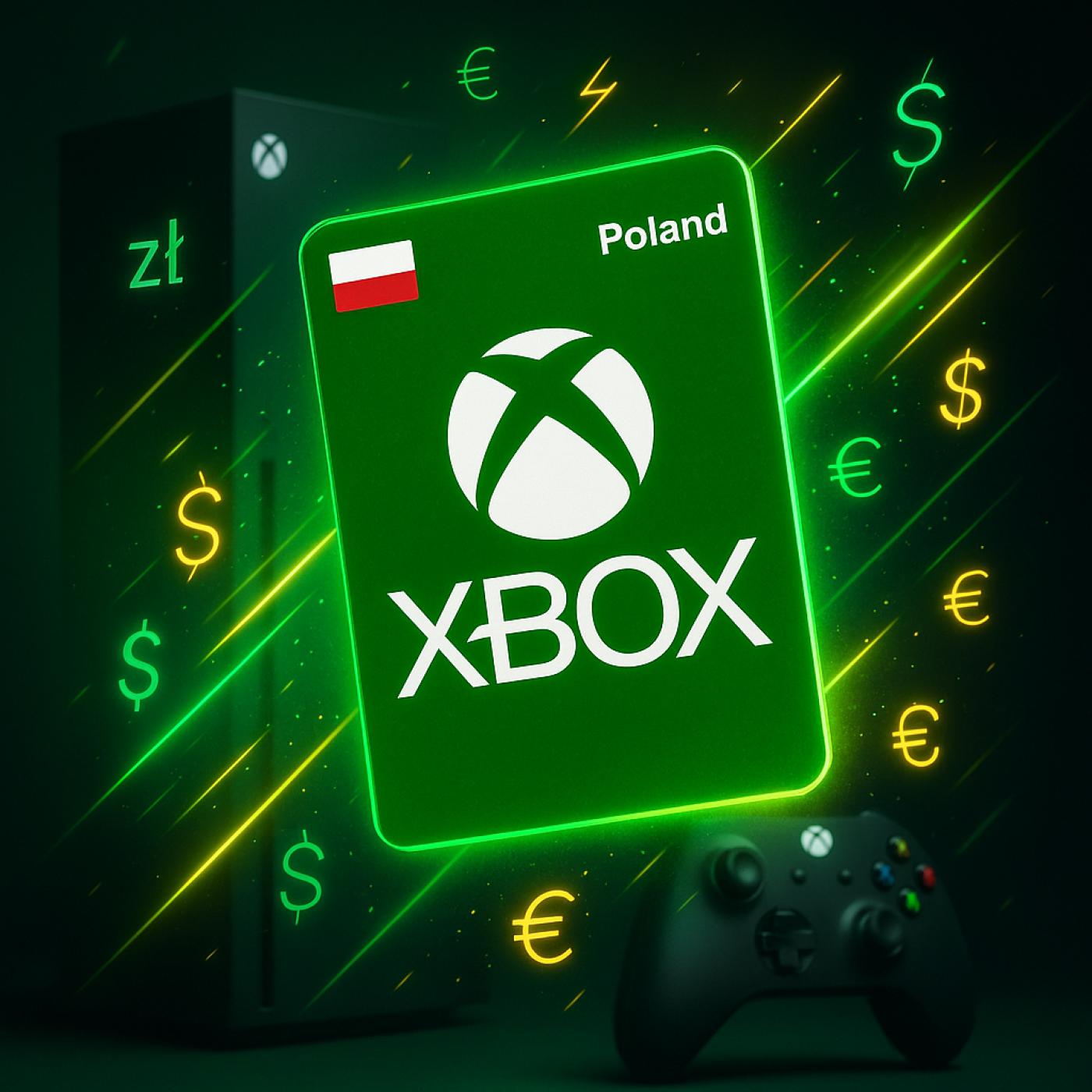 Xbox Польша - выгодное пополнение баланса за пару минут