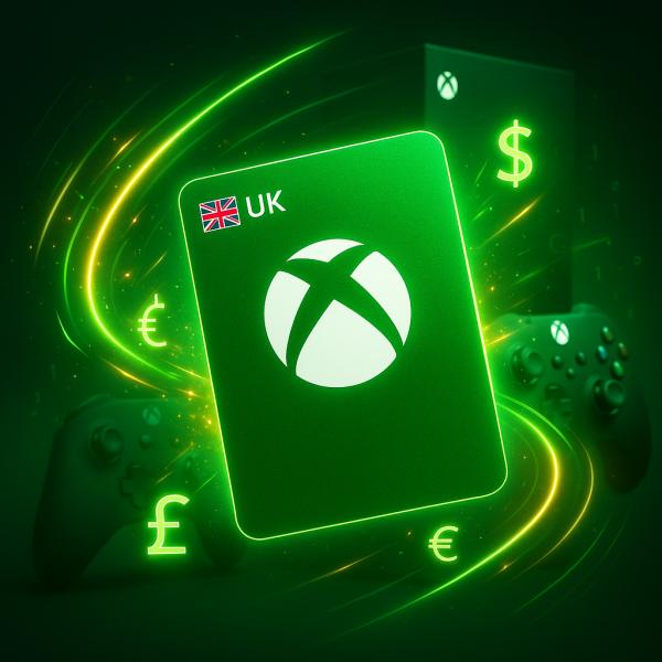 Xbox Великобритания - пополнение баланса без лишних шагов
