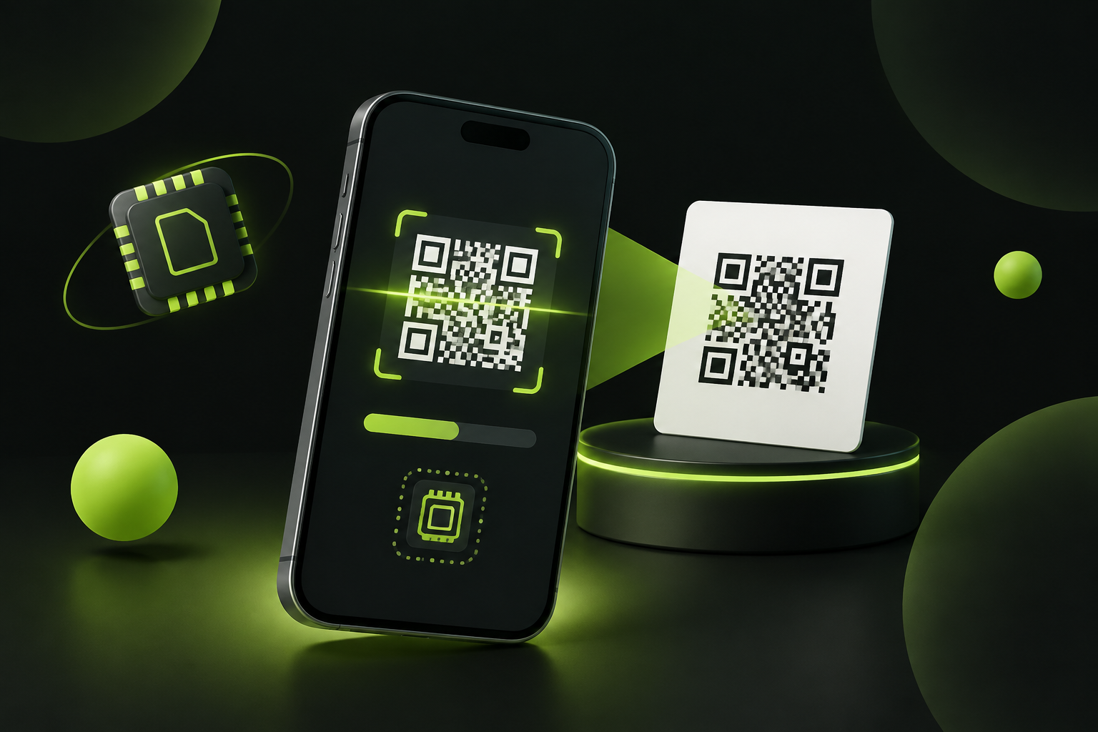 Процесс установки eSIM на телефон через сканирование QR-кода