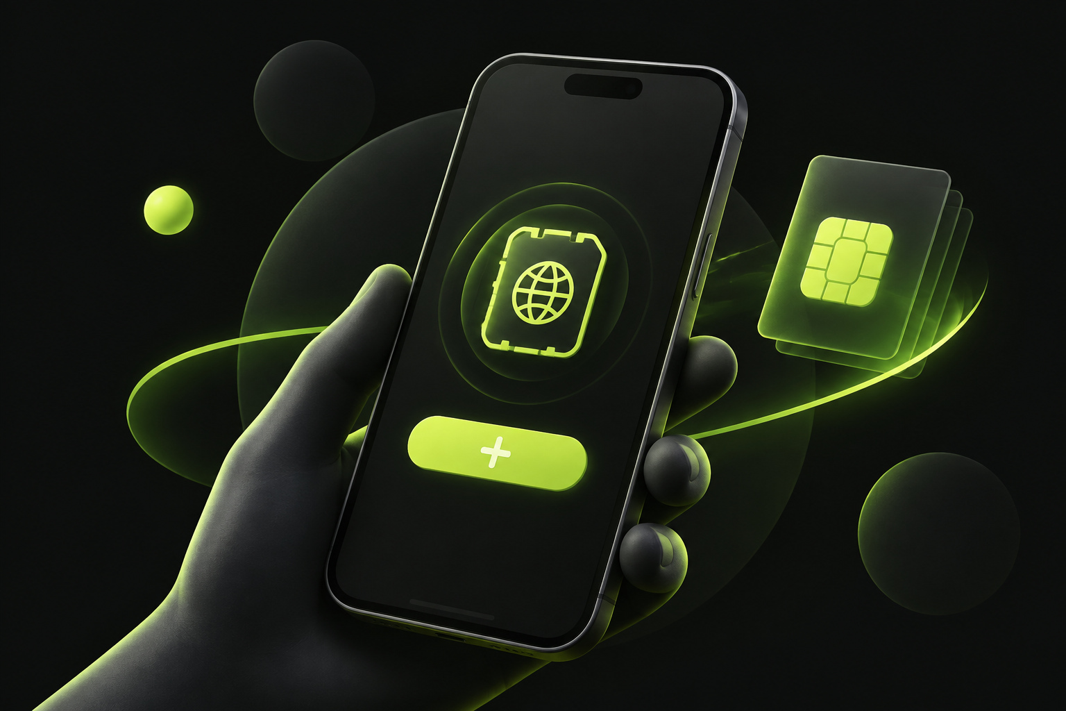 Добавление профиля eSIM на экране смартфона