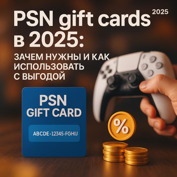PSN gift cards в 2026 - зачем нужны и как использовать с выгодой