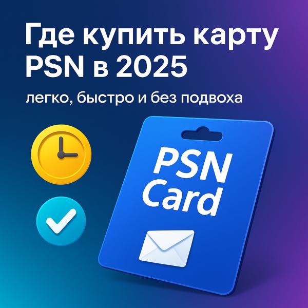 Где купить карту PSN в 2026: легко, быстро и без подвоха