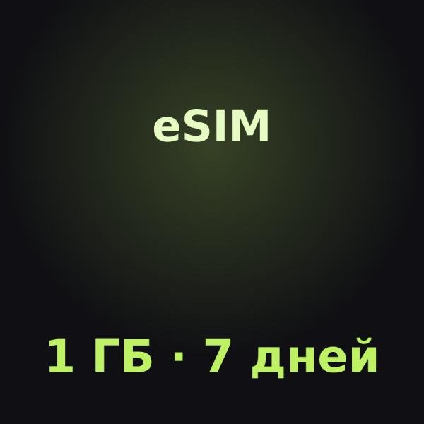 eSIM Нидерландские Антильские острова: 1 ГБ на 7 дней