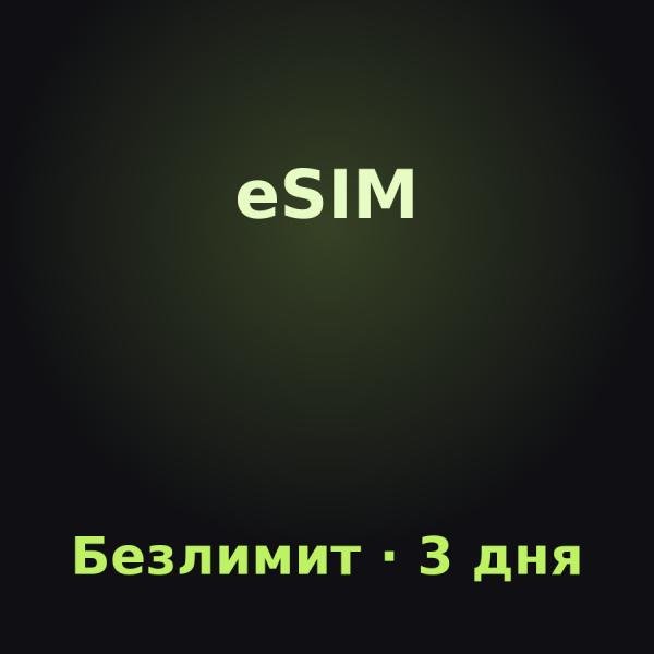 eSIM Нидерландские Антильские острова: Безлимит на 3 дня