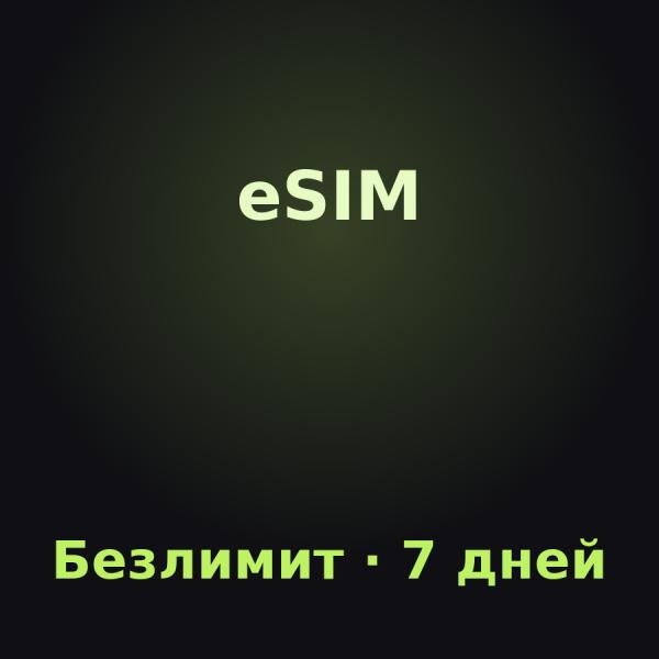 eSIM Нидерландские Антильские острова: Безлимит на 7 дней