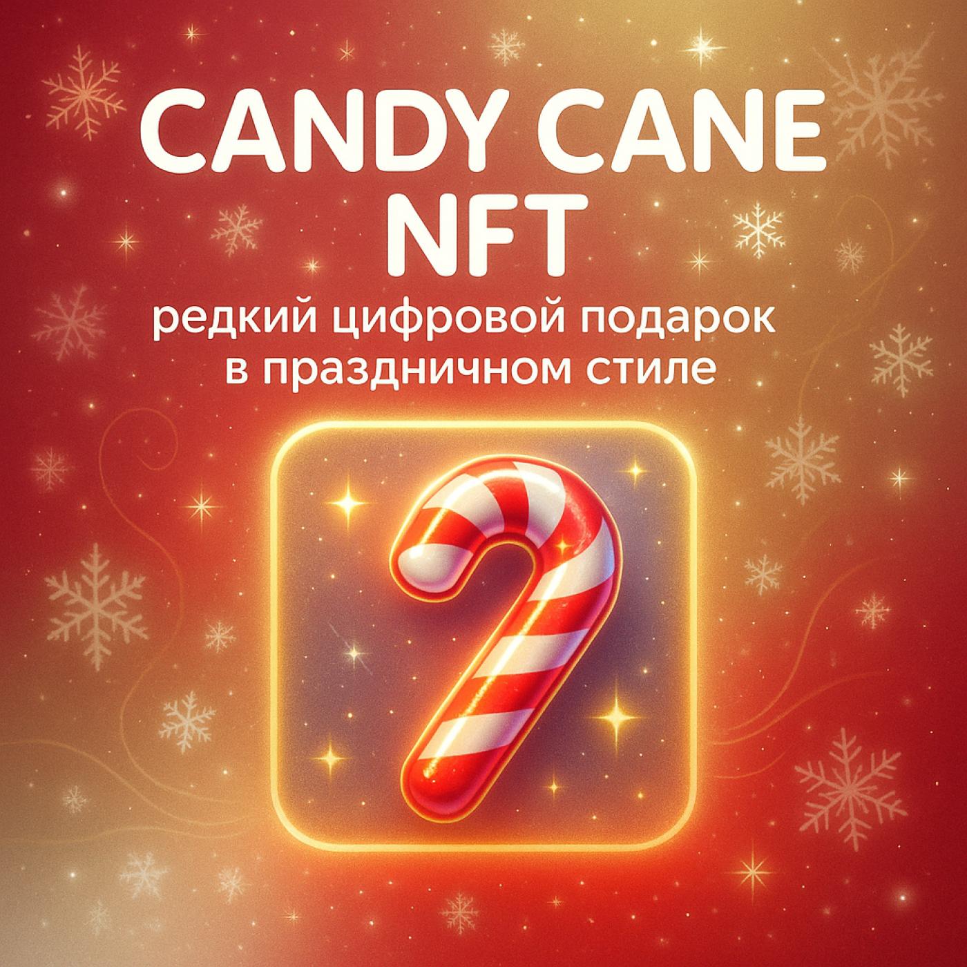 Candy Cane NFT: редкий цифровой подарок в праздничном стиле