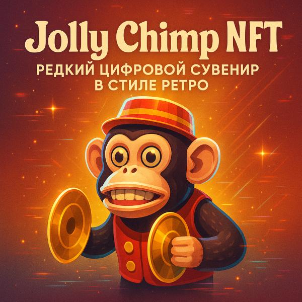 Jolly Chimp NFT: редкий цифровой сувенир в стиле ретро