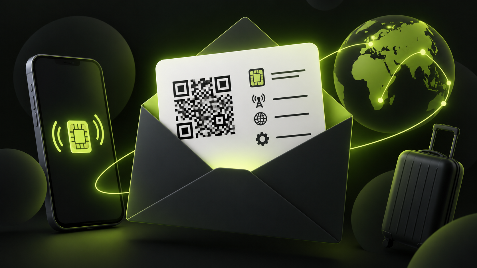 Письмо с QR-кодом и реквизитами для установки eSIM