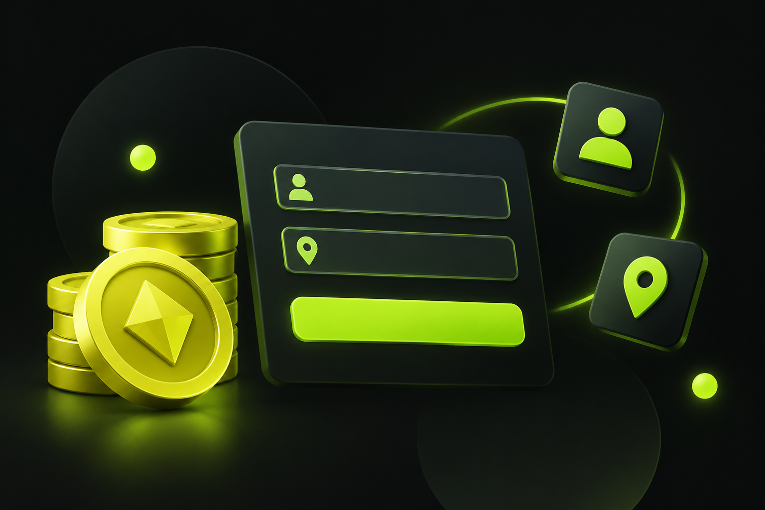 Форма пополнения W-Gold с Player ID и Zone ID