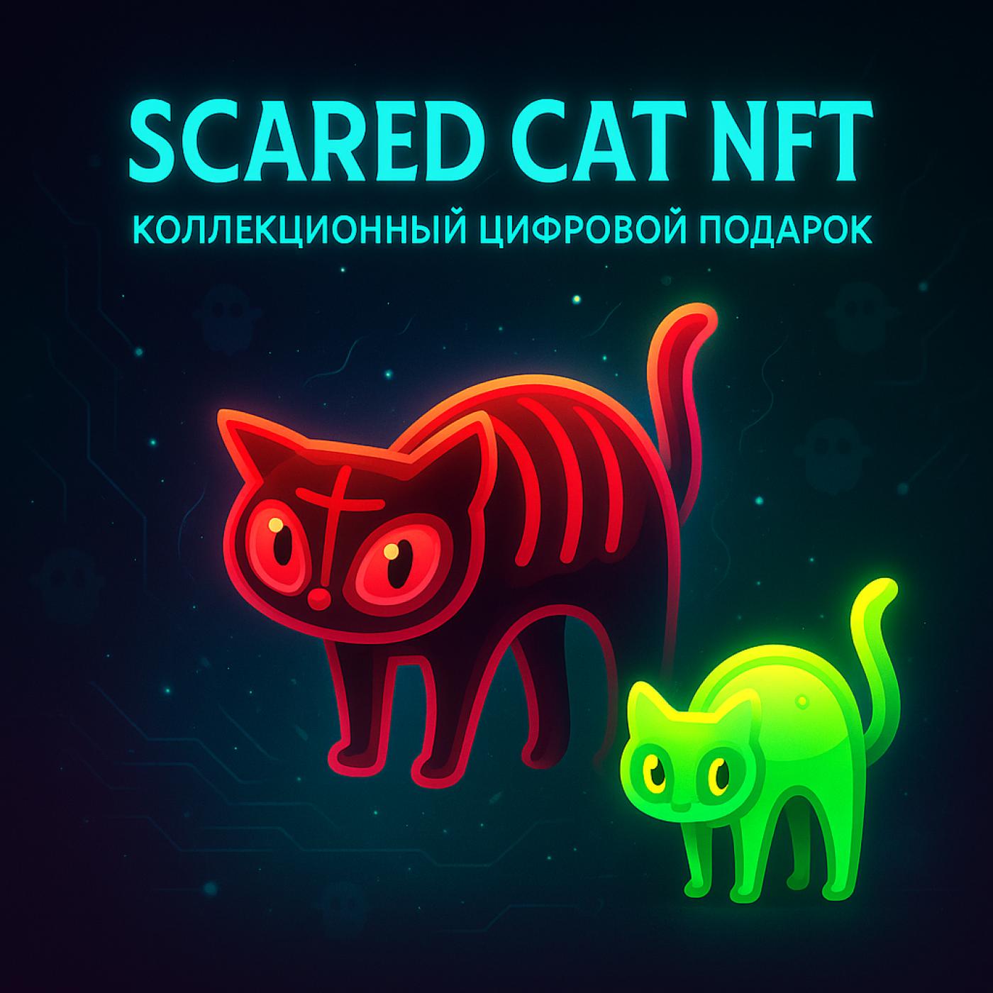Scared Cat NFT: испуганный кот как уникальный токен Telegram