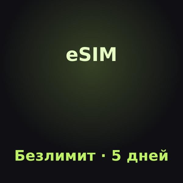 eSIM Нидерландские Антильские острова: Безлимит на 5 дней