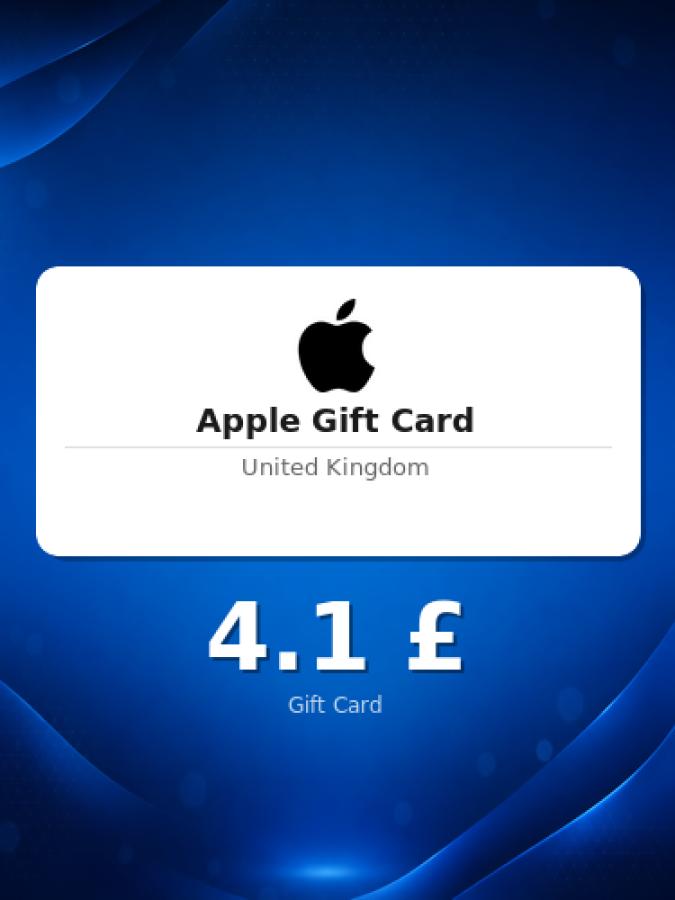 Купить подарочную карту Apple на 3 фунта для Великобритании
