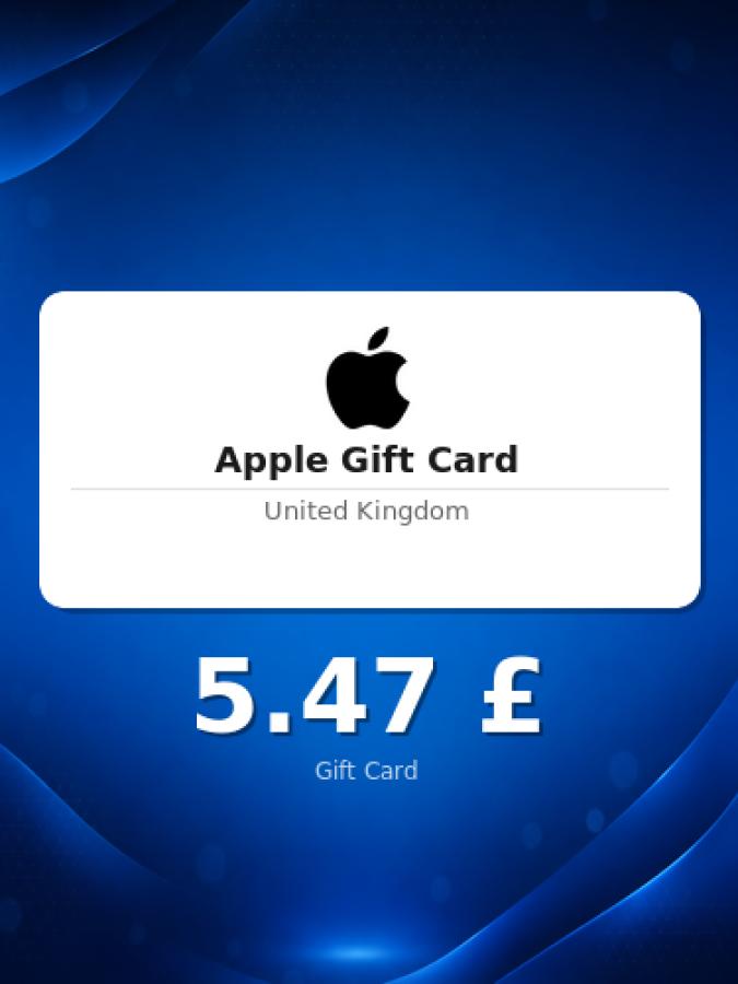 Купить подарочную карту Apple на 4 фунта для Великобритании