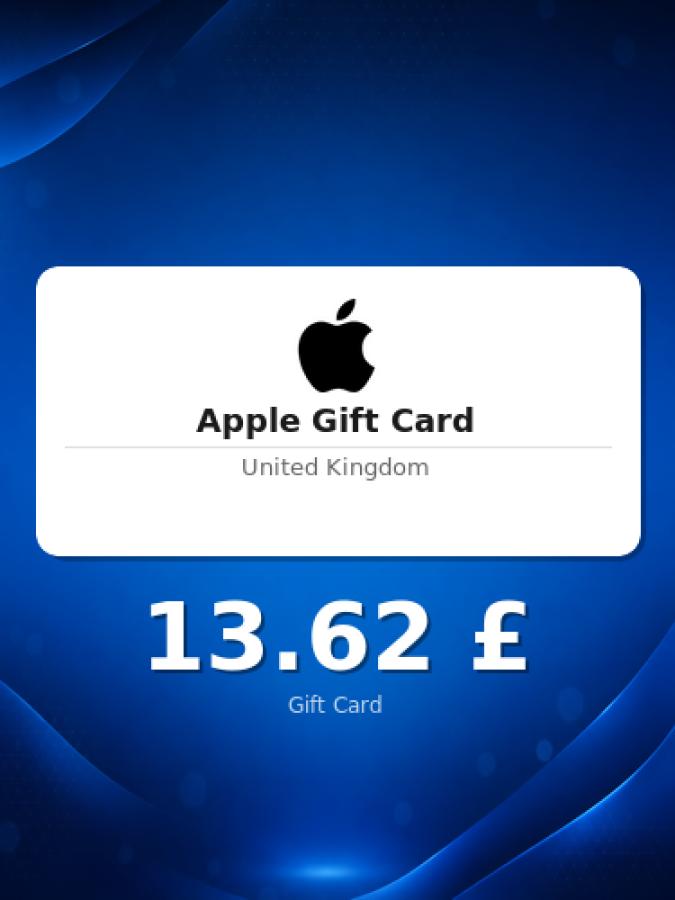 Купить карту Apple на 10 фунтов для аккаунта Великобритании