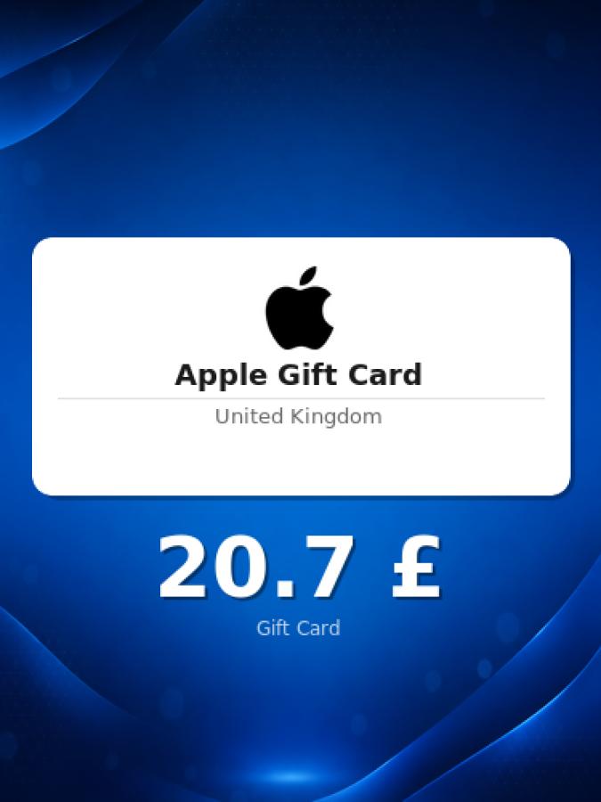 Купить карту Apple на 15 фунтов для аккаунта Великобритании