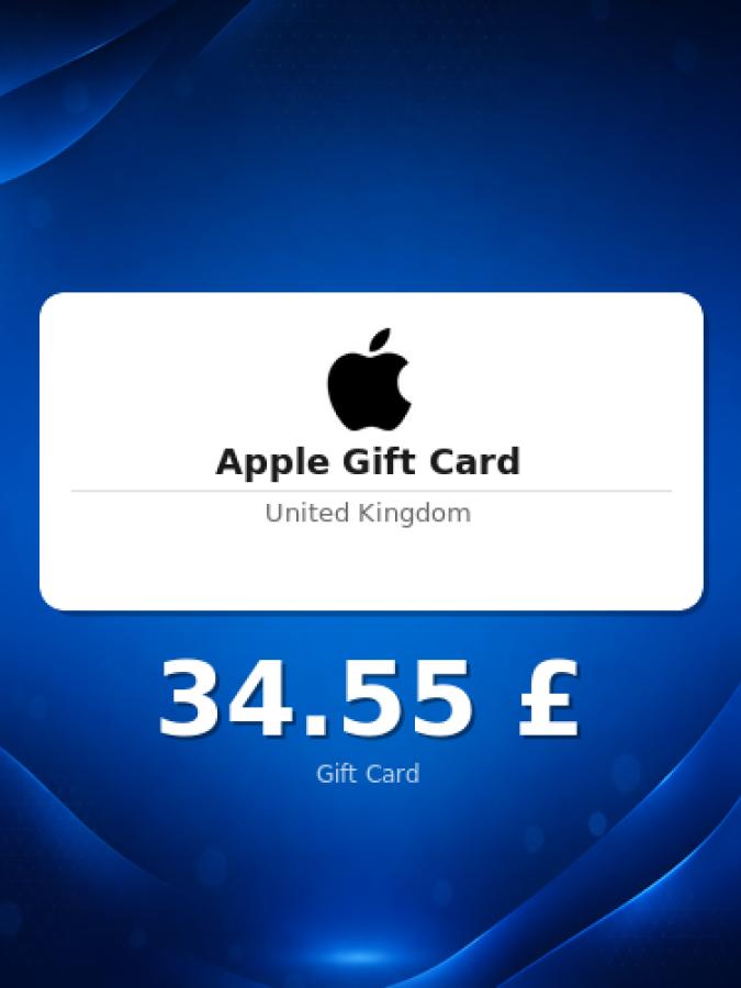 Купить карту Apple на 25 фунтов для аккаунта Великобритании