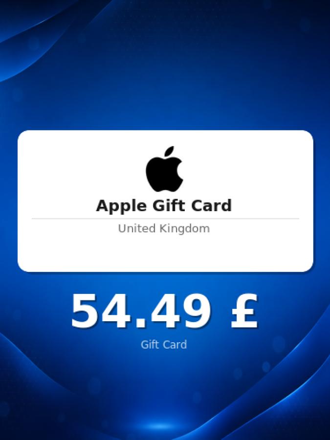 Купить карту Apple на 40 фунтов для аккаунта Великобритании