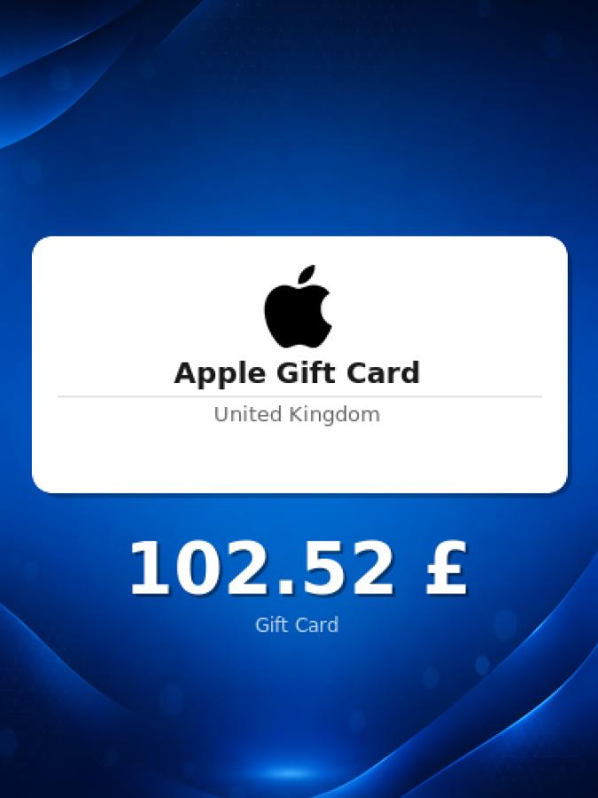 Купить карту Apple на 75 фунтов для аккаунта Великобритании