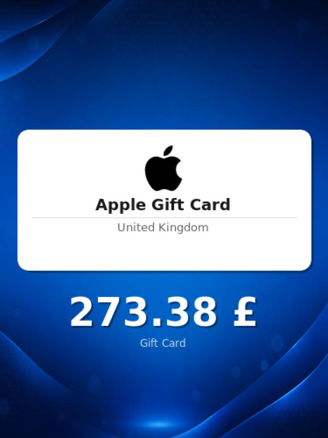 Купить карту Apple на 200 фунтов для аккаунта Великобритании