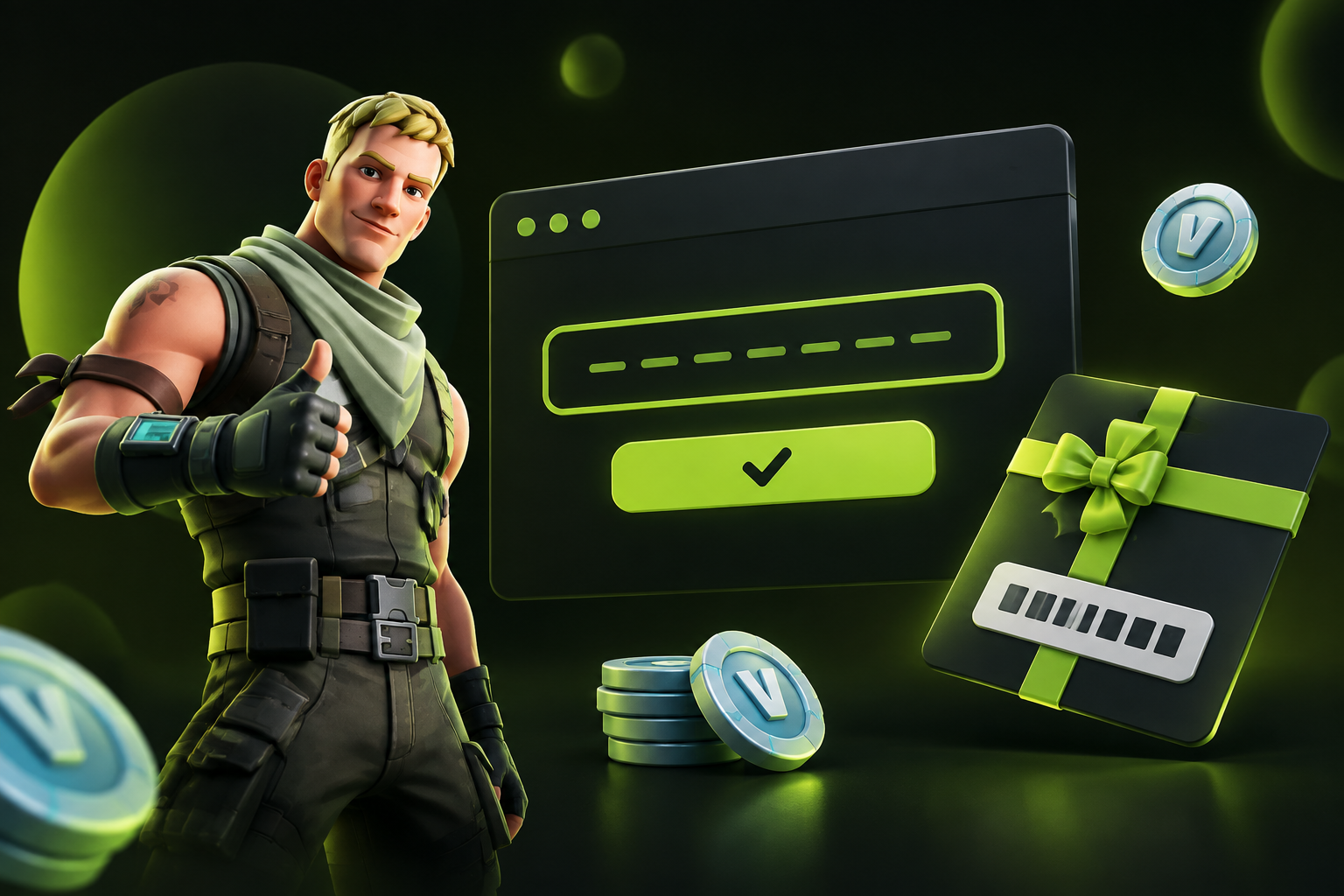 Страница активации кода Fortnite в аккаунте Epic Games