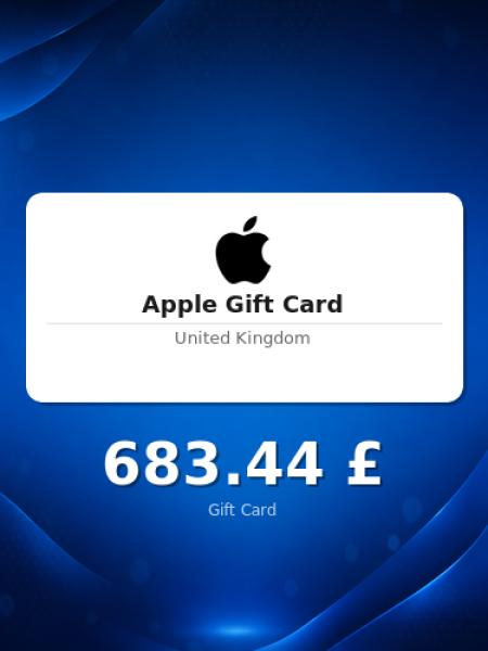 Подарочная карта Apple на 500 фунтов для Великобритании