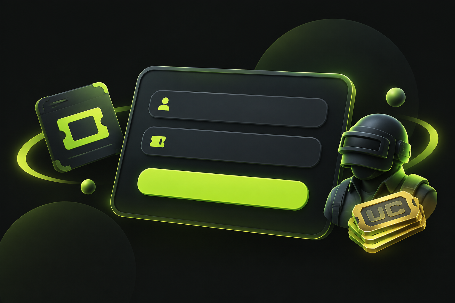 Форма Midasbuy для ввода Player ID и кода UC