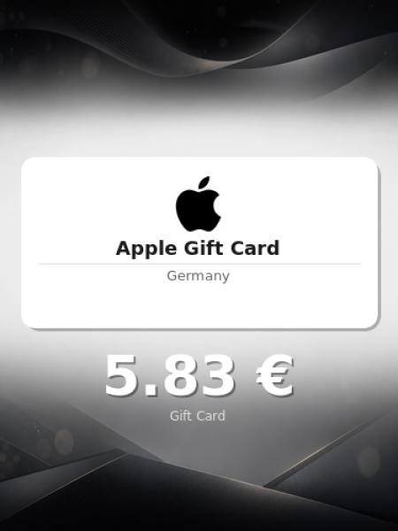 Подарочная карта Apple на 5 евро для Германии
