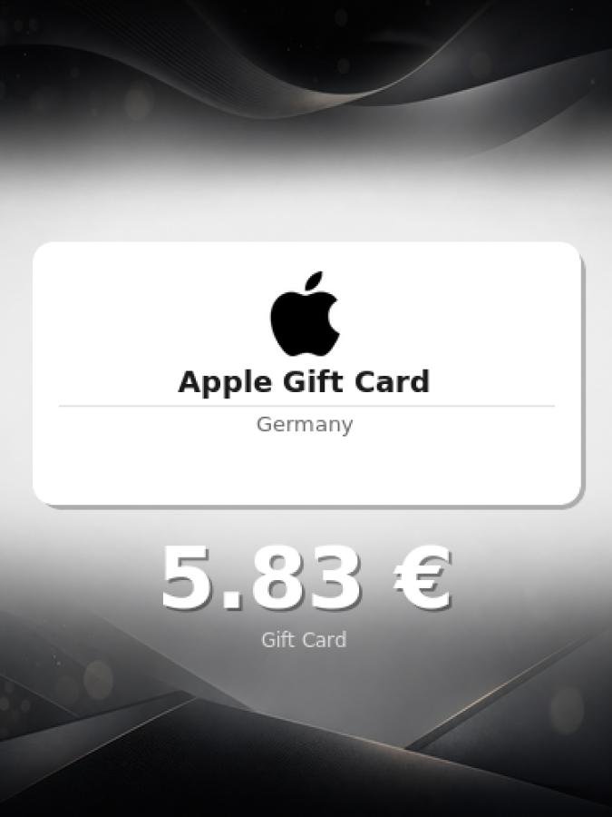 Купить подарочную карту Apple на 5 евро для Германии