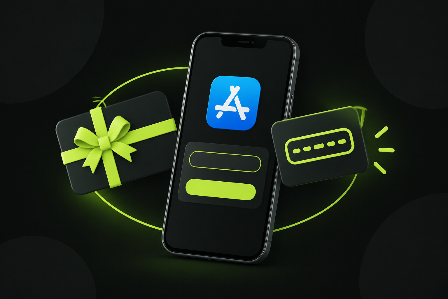 Экран App Store для активации подарочного кода