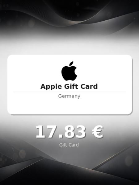 Подарочная карта Apple на 15 евро для Германии