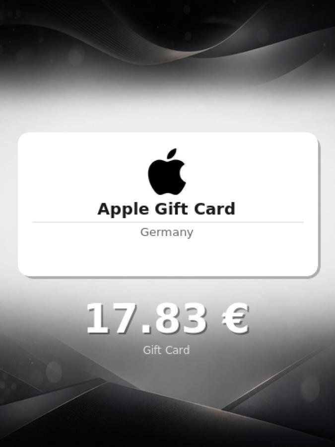 Купить подарочную карту Apple на 15 евро для Германии