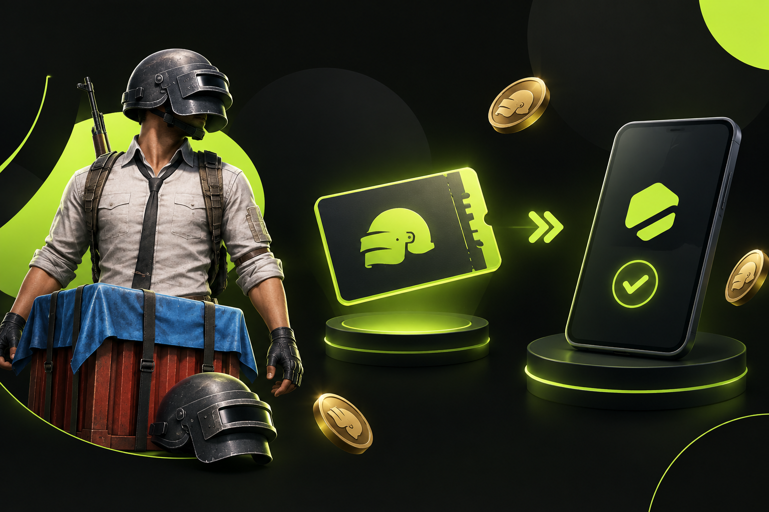Активация кода PUBG Mobile через Midasbuy