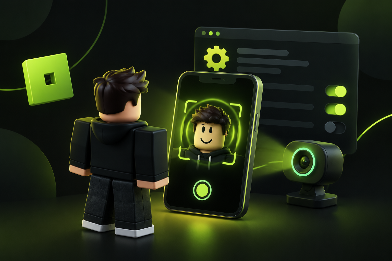 Настройки Roblox с запуском проверки возраста через камеру