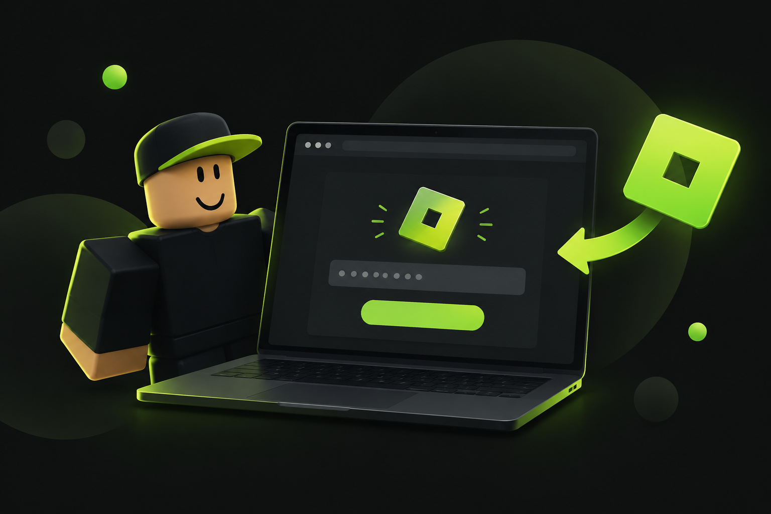 Страница активации кода Roblox в браузере