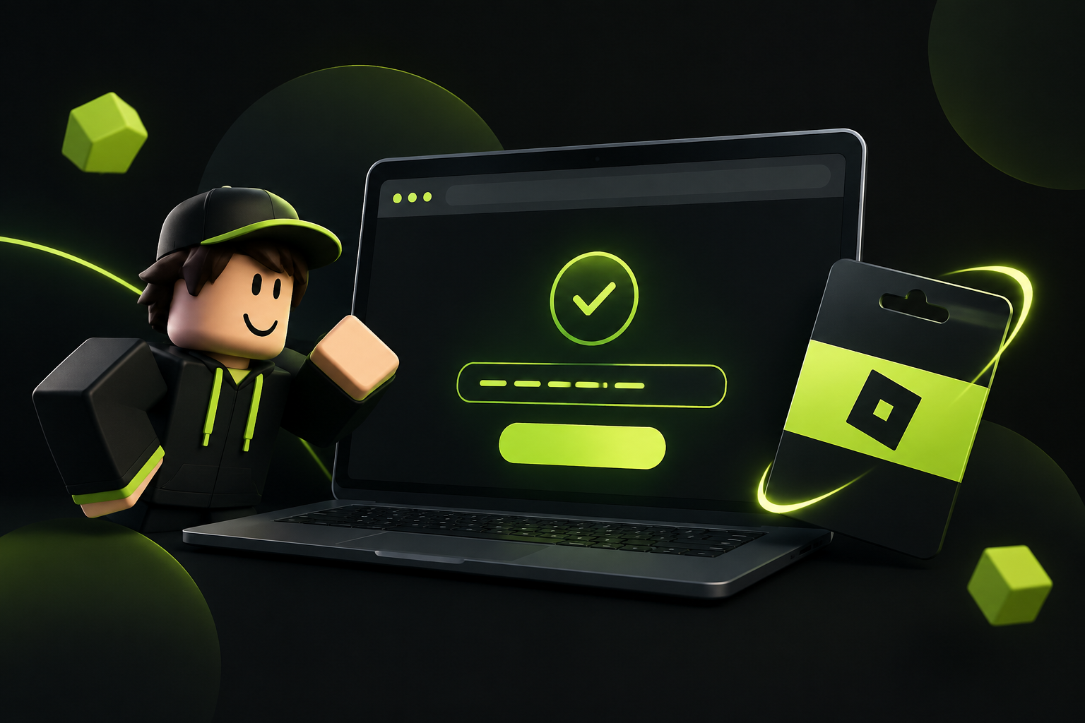 Страница активации кода Roblox в браузере
