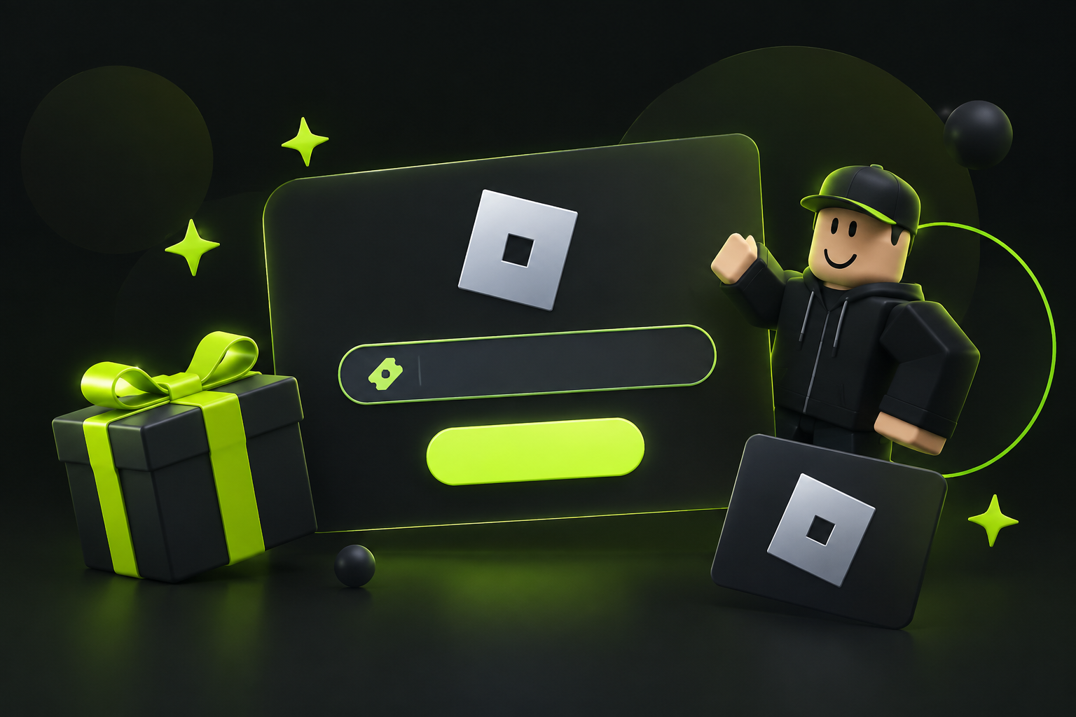Страница активации кода Roblox и поле ввода