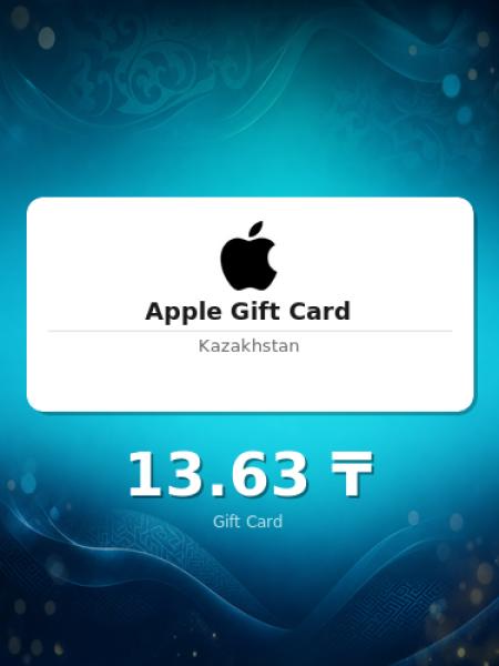 Подарочная карта Apple на 4 000 тенге для Казахстана