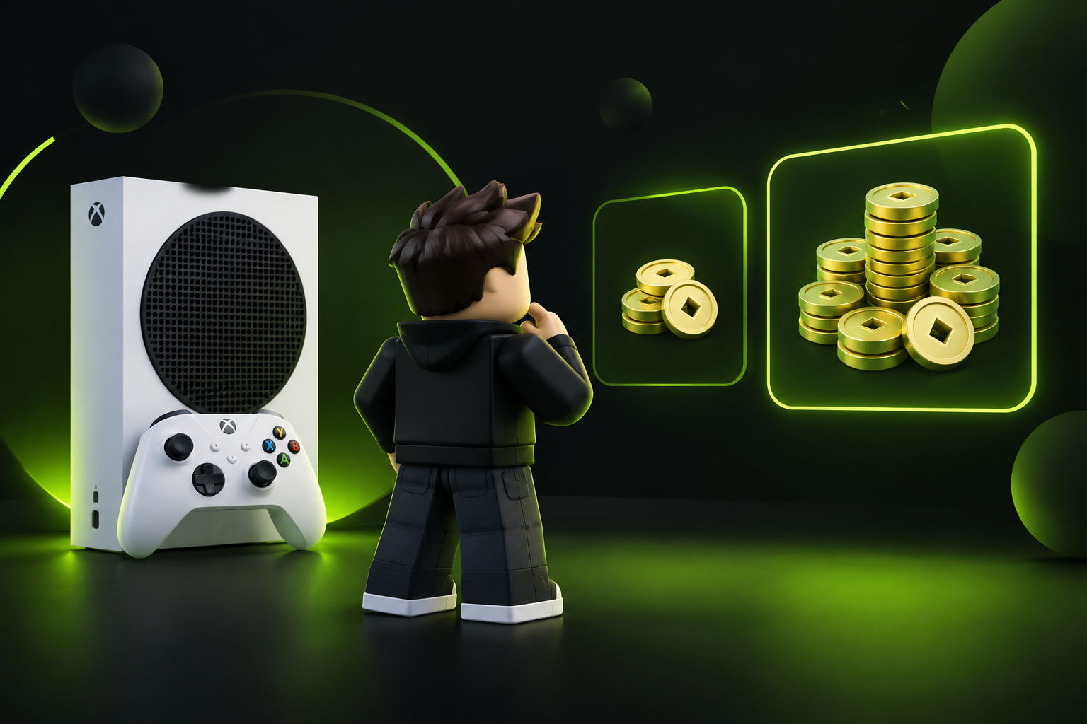 Консоль Xbox и выбор номинала робуксов