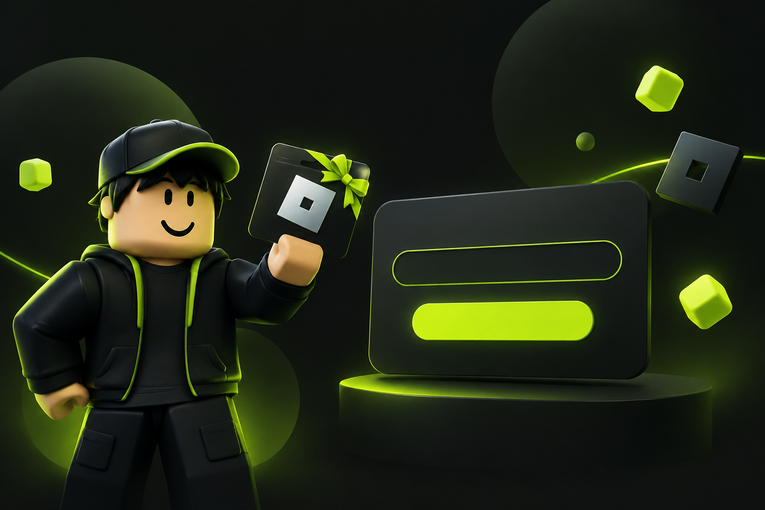 Страница Roblox для ввода кода подарочной карты