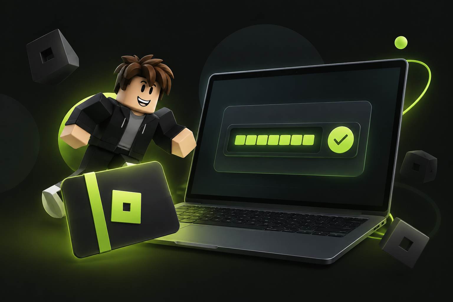 Страница активации кода Roblox на сайте