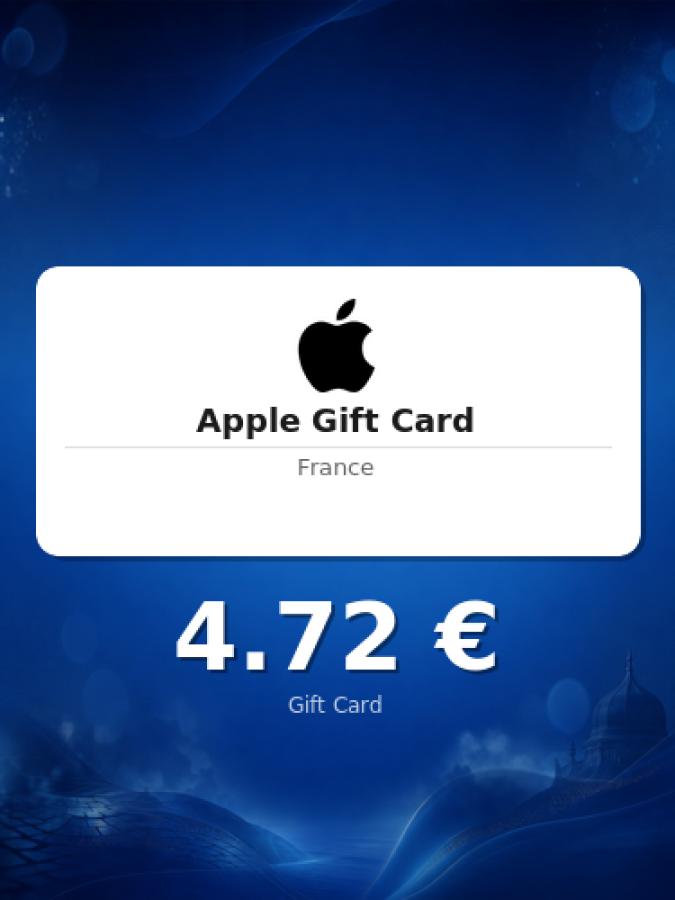 Купить подарочную карту Apple на 4 евро для Франции